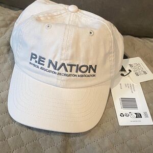 P.E Nation Cream Baseball Cap